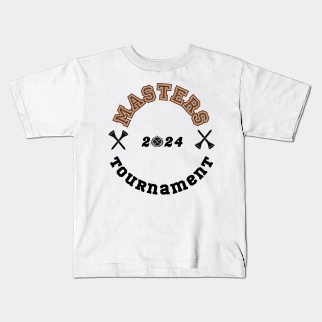 Masters Tournament 2024 Kids T-Shirt by SoulSummer